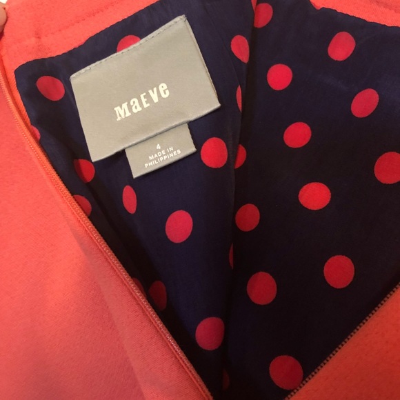 Springy salmon pink Anthro mini! - Picture 3 of 4